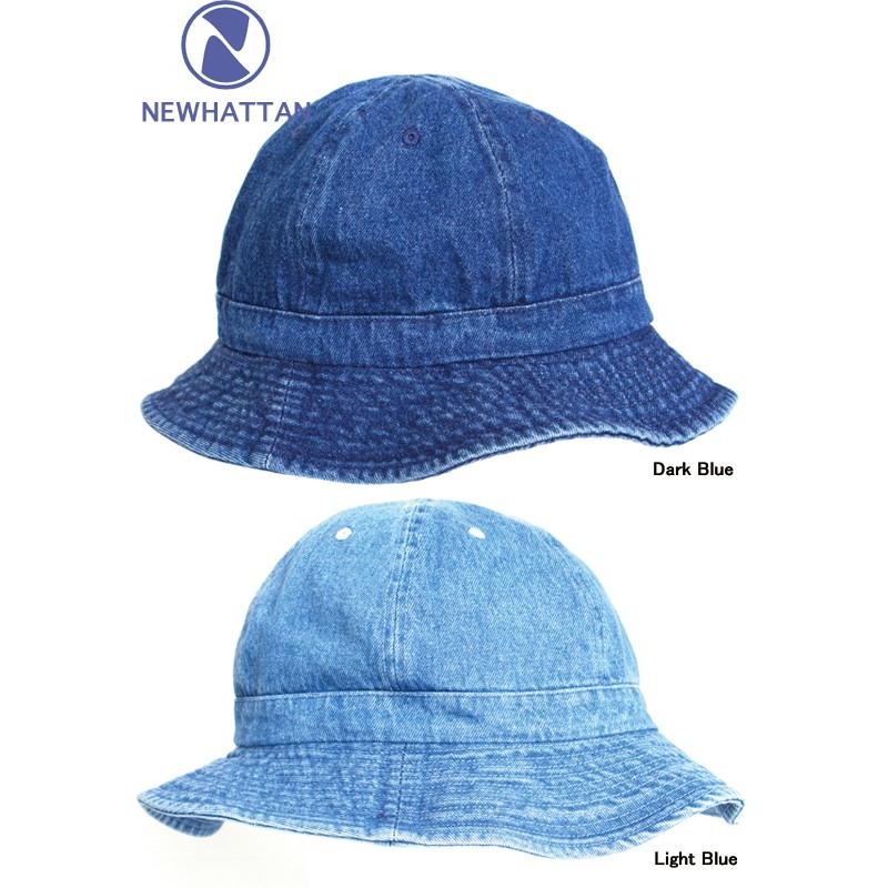 NEW DARKBLUE Denim HAT CAP . NEWHATTAN .