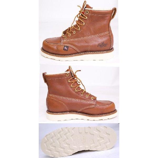 ワークブーツ 6インチ ソログッド ウェインブレナー THOROGOOD by WEINBRENNER 6" MOC TOE｜americanclothing｜03