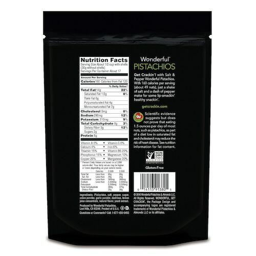 Wonderful Salt and Pepper Pistachios (40 oz) / 1.13kg /ワンダフルピスタチオ ソルト