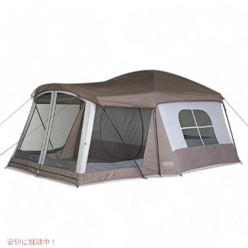 Wenzel Klondikeウェンゼル 2ルームテント・タープ 2回の使用 並行輸入品】ウェンゼル Wenzel Klondike クロンダイク 8人用 テント