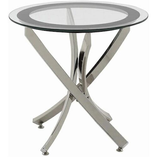 並行輸入品】Coaster Home Furnishings ガラストップ サイドテーブル