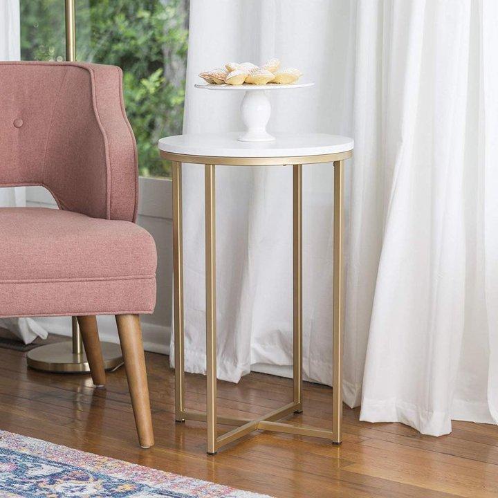 並行輸入品】WE Furniture ウィーファーニチャー ラウンド サイド 