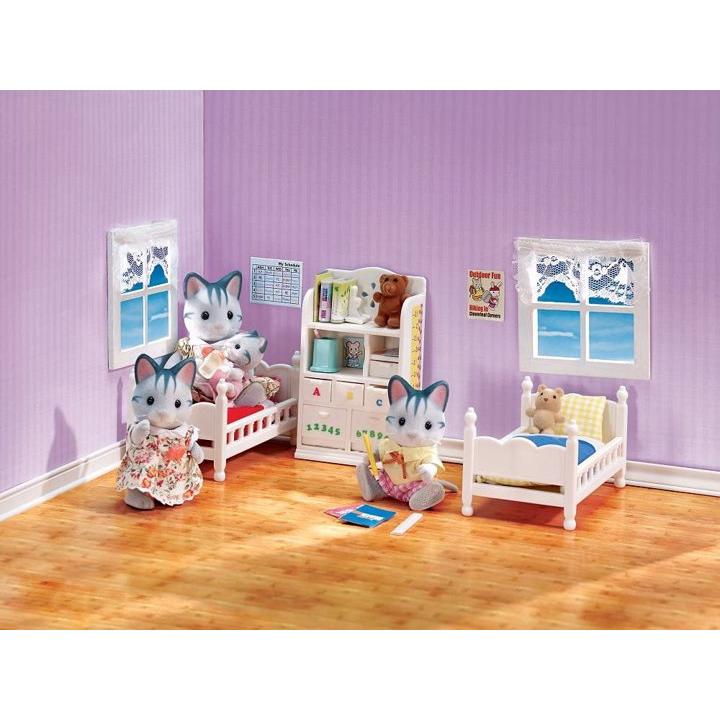 【並行輸入品】キャリコクリッターCalico Critters デラックス 子供のベッドルームセット CC2441 シルバニア_2