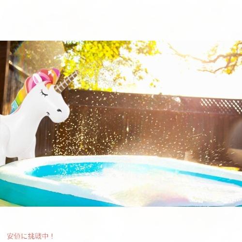 【並行輸入品】噴水　ジャンボ レインボーユニコーン スプリンクラー Vickea アウトドア 水遊び　家庭用　プール　庭遊び　アメリカ輸入おも_2