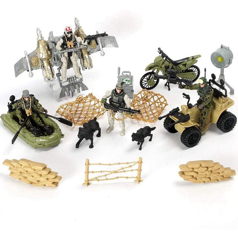 【並行輸入品】ミスターリバー 米軍兵士 フィギュア プレイセット Mr.River アーミーの画像