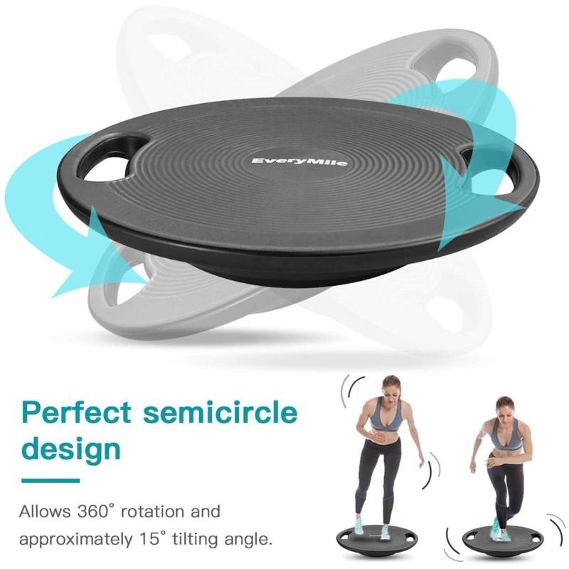 コアトレーナーバランスボード EveryMile Wobbleエクササイズ安定ボード American Kitchenがお届け!|americankitchen|03