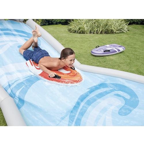 Intex インテックス 家庭用プール サーフ＆スライド 4.5m シャーク ウォータースライド 57159EP 水遊び Sieco Design 海中探索 底が透けている ボート フロート 浮き輪 子ども 並行輸入品 JSB1716969428(15258円)