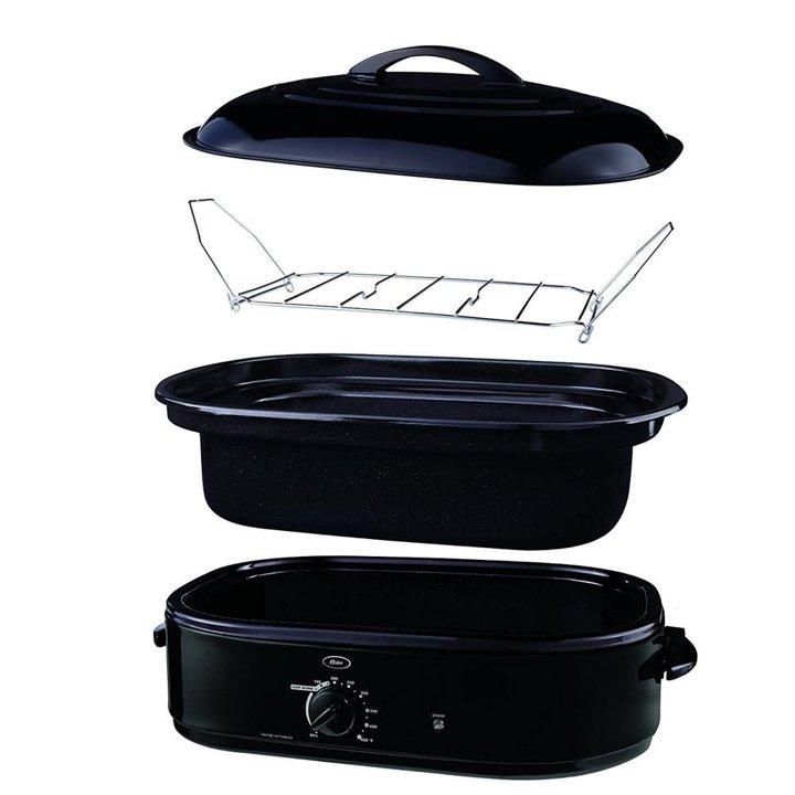 【並行輸入品】Oster オスター ロースターオーブン CKSTRS18-BSB グリルパン　18-Quart Roaster Oven Bl_2
