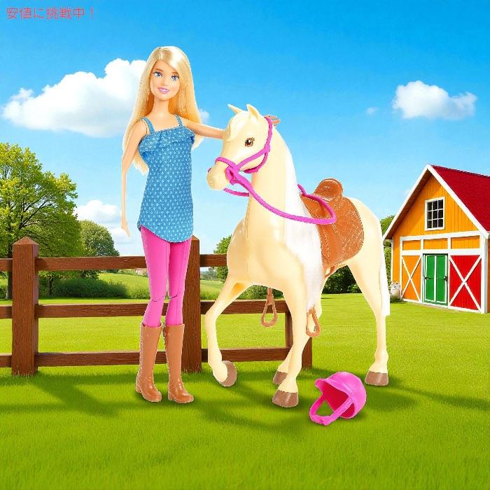【並行輸入品】バービー Barbie 乗馬プレイセット ドール ホース 馬 人形 アクセサリー FXH13_3