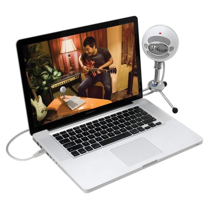並行輸入品】Blue Micro Snowball USB 2.0マイク ホワイトクローム 
