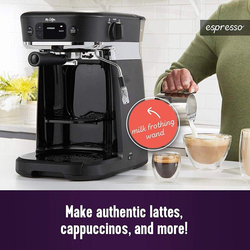 Mr Coffee エスプレッソマシン アメリカ製 Amazon | Mr. Coffee エスプレッソとカプチーノマシン ステンレス