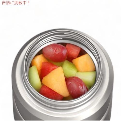 【並行輸入品】Thermos サーモス  フードジャー ステンレスランチボックス ステンレス弁当箱 保温性抜群 おしゃれ シルバー 0.45Lの画像