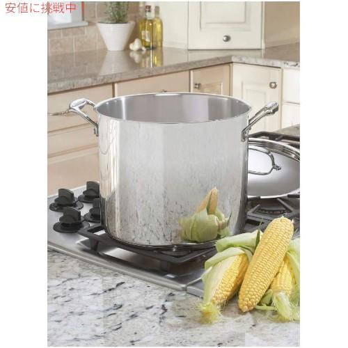 【並行輸入品】クイジナート Cuisinart 鍋 クラシック シェフ ステンレス製 ふた付き鍋 11.4L 品の画像