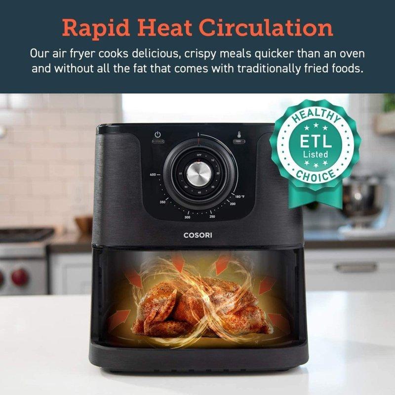 エアフライヤー COSORI CO158AF オーブン機能付き5.4L/1700ワット American Kitchenがお届け