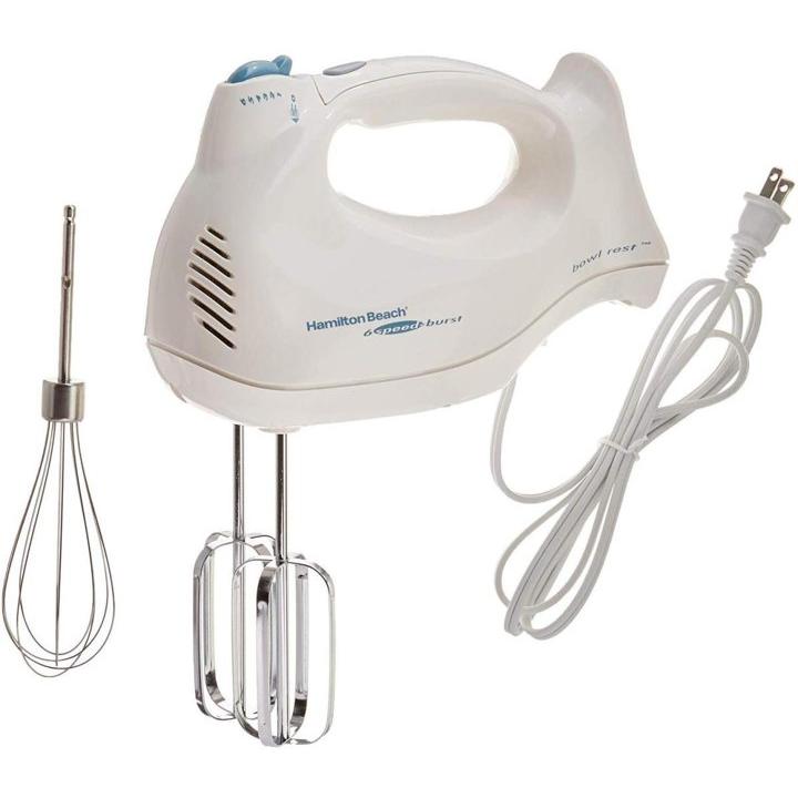 Hamilton Beach ハンドミキサー Hamilton Beach Professional 5-Speed Black Hand Mixer with