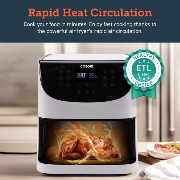 並行輸入品】エアフライヤー COSORI Air Fryer 5.8L/1700W : American 