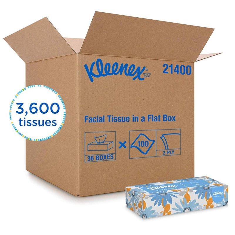 並行輸入品】クリネックス ティッシュ Kleenex KCC21400 ソフト