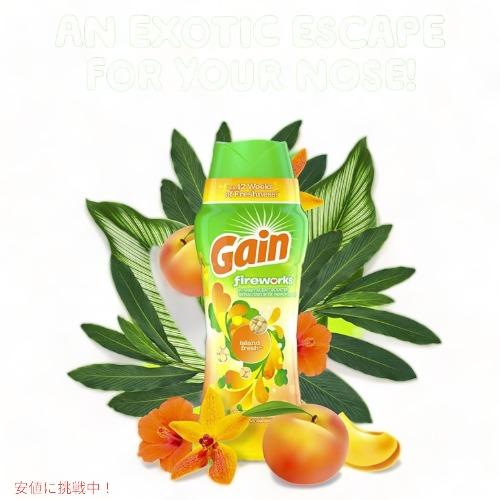 並行輸入品】ゲイン 洗濯芳香剤 Gain 55PA1US ビーズ 20.1オンス 洗浄