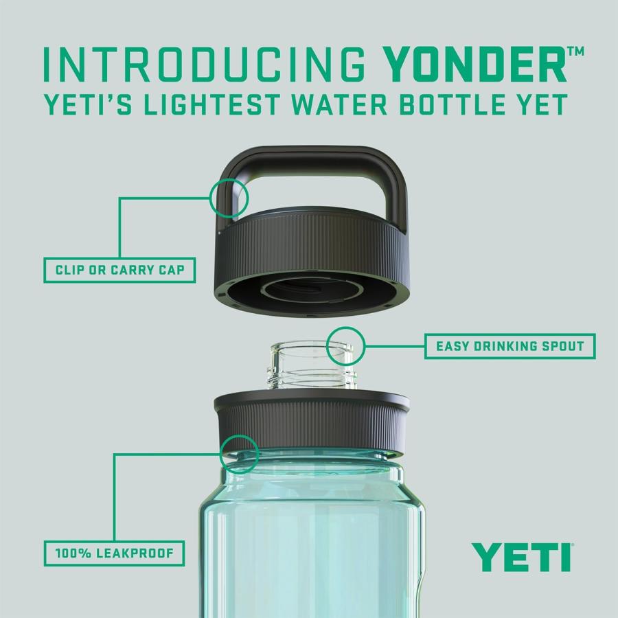 在庫限り大特価 YETI YONDER 600 ML / 20 OZ プラスチック ウォーター ボトル イエティ 水筒 Seafoam シーフォーム