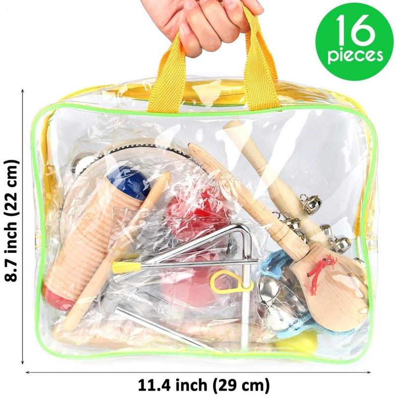 【並行輸入品】パーカッション 18ピースセット Boxiki kids 楽器 打楽器 おもちゃ_1