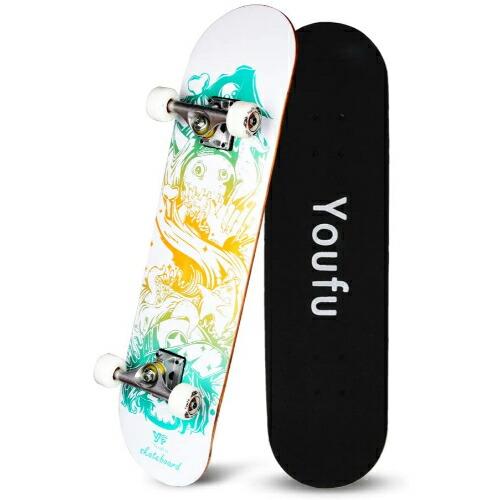 F*U様 yow スケートボード　セット売り 並行輸入品】コンプリート プロスケートボード 78.7センチ YF youfu