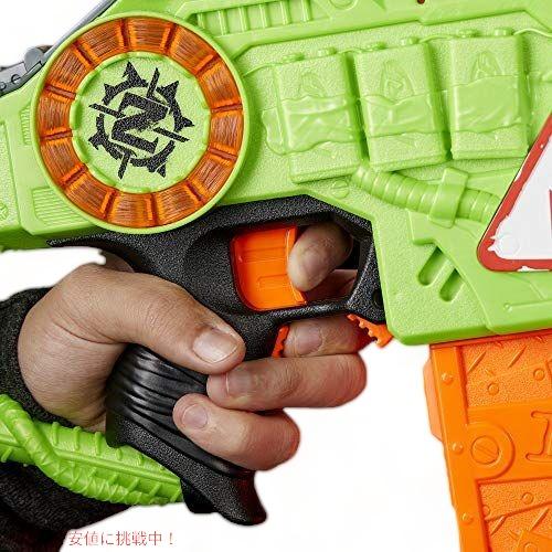 【並行輸入品】ナーフ レボルティネイターゾンビストライクブラスター NERF モーターライトサウンド＆18公式ダーツ付き [E3060 ]の画像