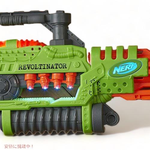 【並行輸入品】ナーフ レボルティネイターゾンビストライクブラスター NERF モーターライトサウンド＆18公式ダーツ付き [E3060 ]の画像