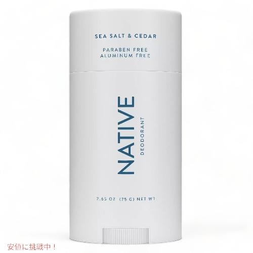 Native デオドラント シーソルト＆シダー 75g×2本 Native Deodorant