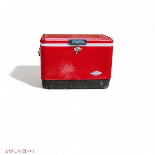 【並行輸入品】Coleman 54 Quart Steel Belted Cooler Red / コールマン スチールベルト クーラーボックス 54 Quart 85缶収納 大容量 保冷ボッ_2