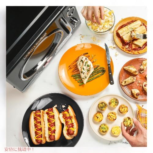 【並行輸入品】ノスタルジア Nostalgia レトロ カウンタートップ Retro Countertop 電子レンジ ブラック Microwave Oven Large 800W Black_2