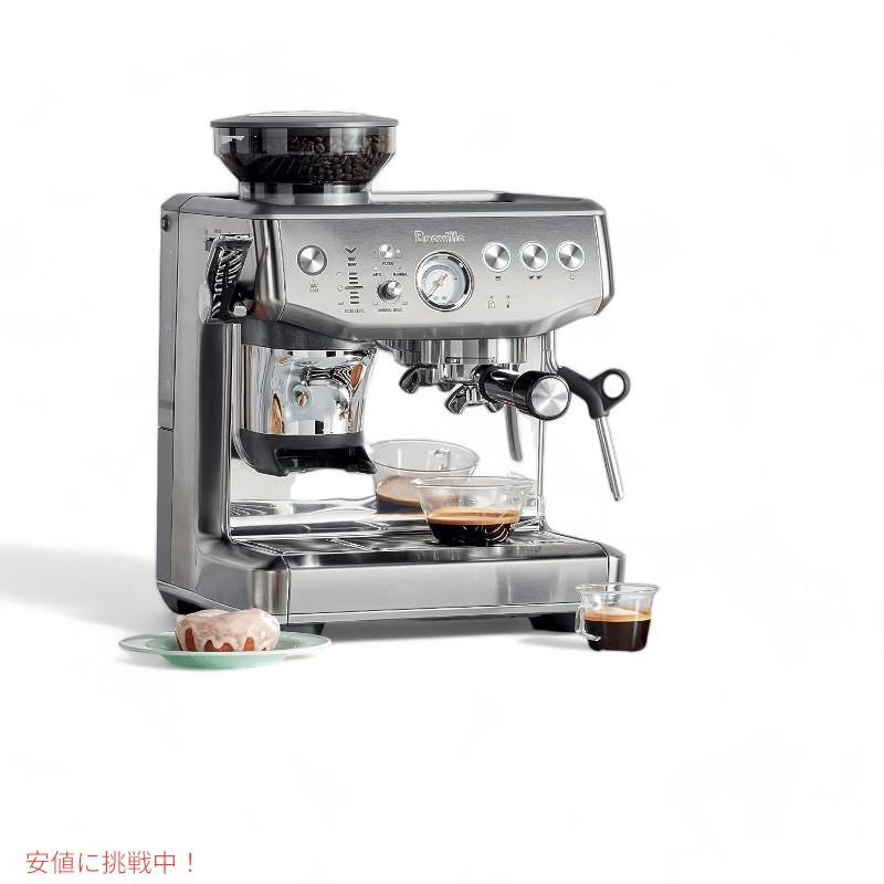 Breville ブレビル バリスタ Barista エクスプレス インプレス エスプレッソマシン Express Impress Espresso Machine Brushed Stainless Steel BES876BSS｜americankitchen｜02