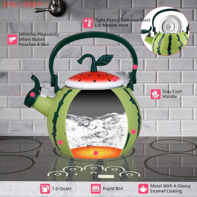並行輸入品】可愛いやかん Supreme Housewares 口笛ケトル スイカ