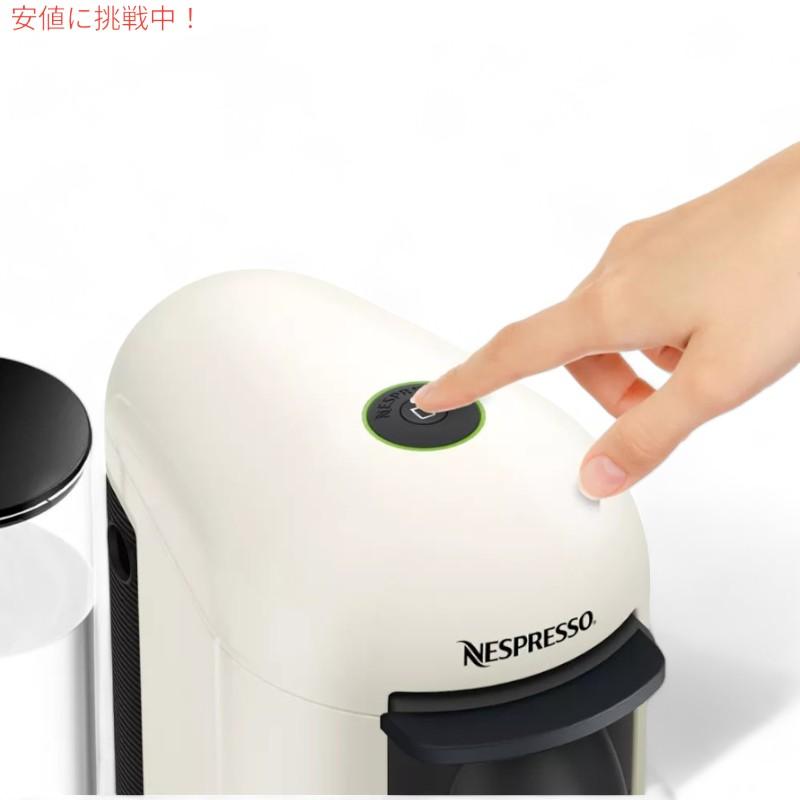 Nespresso ネスプレッソ VertuoPlus Single-Serve Coffee Maker シングルコーヒーメーカー＆エスプレッソマシン Breville White 並行輸入品】Nespresso ネスプレッソ VertuoPlus Single-Serve Coffee