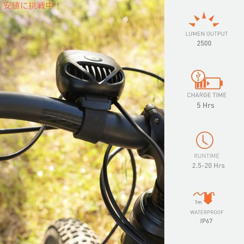 【並行輸入品】Light \u0026 Motion ライト＆モーション セカ 2500 エンデューロバイクライト [ブラック] Seca 2500 Enduro Bike Light, Black_4