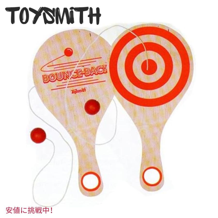 並行輸入品】Toysmith トイスミス Bounce Back Paddle Ball バウンス