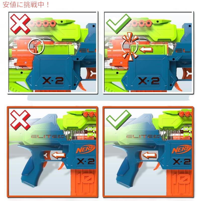 【並行輸入品】NERF ナーフ エリート2.0 ダブルパンチ ブラスター Elite 2.0 Double Punchの画像