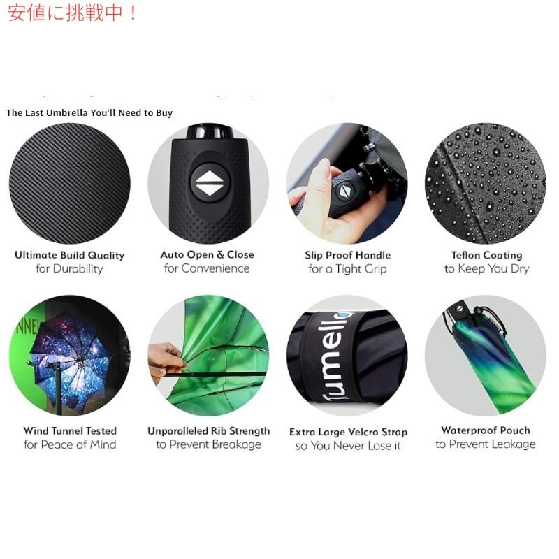 並行輸入品】TUMELLA トゥメラ 風に最強に強い 旅行用 傘 Strongest