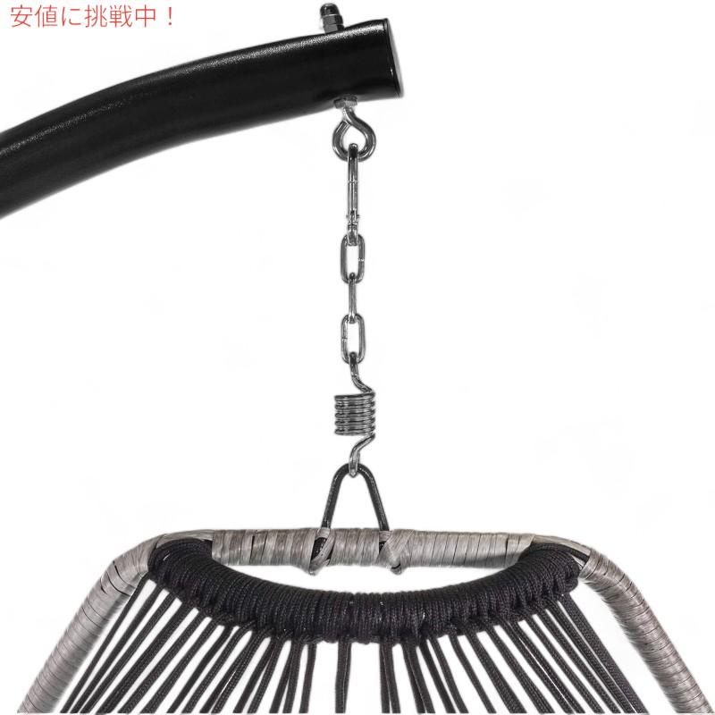 プレミアムエッグチェア ハンギングチェア ベージュ/ディープクッション ソフトPremium Egg Chair Egg Style Hanging Chair 【ヴィラ】 Beige