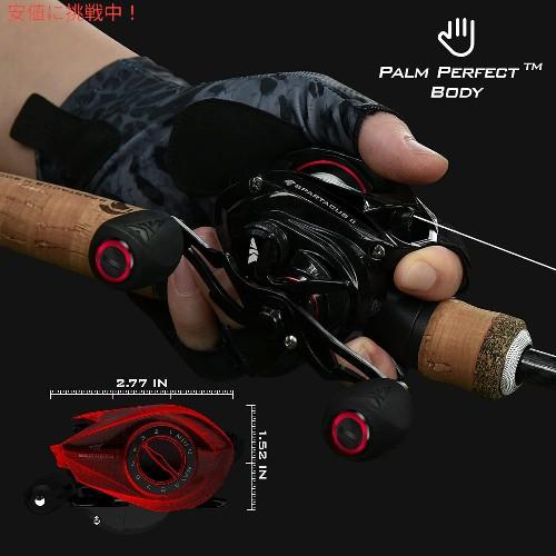 【並行輸入品】KastKing カストキング Spartacus II Baitcasting Fishing Reel スパルタカスII ベイトキャスティング リール Black Rhino Left Handの画像