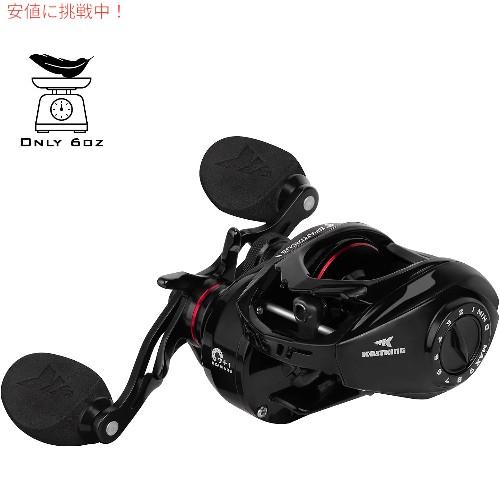 【並行輸入品】KastKing カストキング Spartacus II Baitcasting Fishing Reel スパルタカスII ベイトキャスティング リール Black Rhino Right handの画像