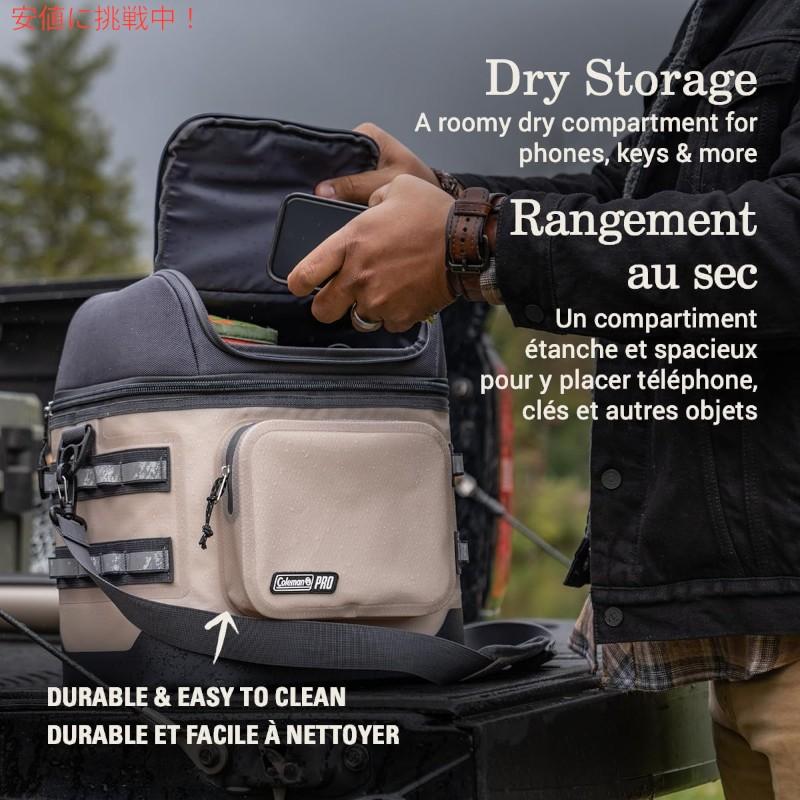 【並行輸入品】Coleman コールマン プロ仕様 高耐久断熱 ソフトクーラー ランチボックス Pro Heavy-Duty Insulated Soft Cooler Lunchbox 24canの画像