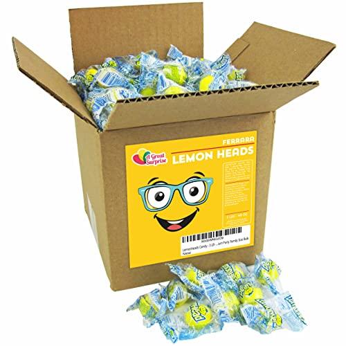 並行輸入品】レモンヘッドキャンディー 3lb AmericanKitchenがお届け