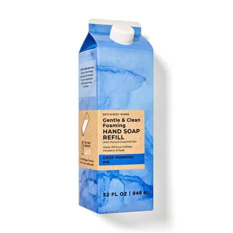 Bath&Body Works Foaming Handsoap Refill CRISP MORNING AIR 32oz/ バス&ボディワークス フォーミングハンドソープ リフィル 並行輸入品】Bath&Body Works Foaming Handsoap Refill CRISP MORNING
