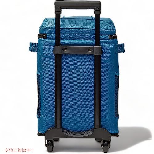 【並行輸入品】コールマン チラーシリーズ ホイール付き ソフトクーラー ブルー 42缶 断熱ポータブル 漏れ防止 氷保持機能 Coleman Chiller Wheeled Soft Coolerの画像