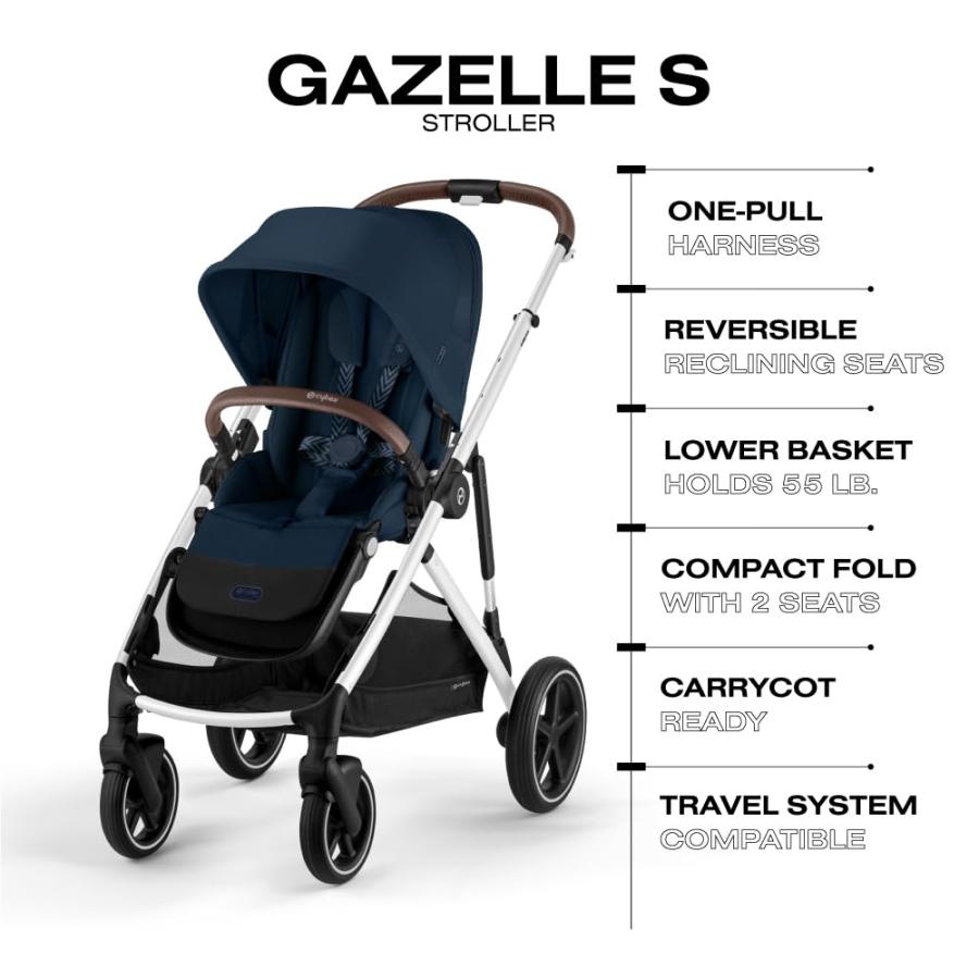 並行輸入品】Cybex サイベックス Gazelle S ベビーカー [オーシャン