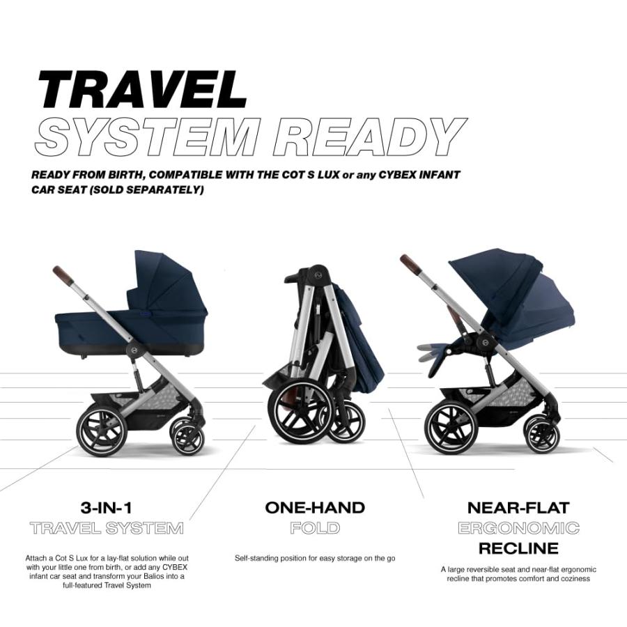 並行輸入品】Cybex Balios S Lux サイベックス バリオス ベビーカー 
