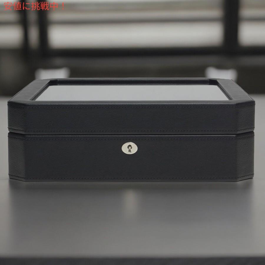 【並行輸入品】WOLF ウルフ Windsor ウィンザー 15 ピース ウォッチ コンパートメント ボックス Features 15 Watch Compartments - Black [4585029]_1