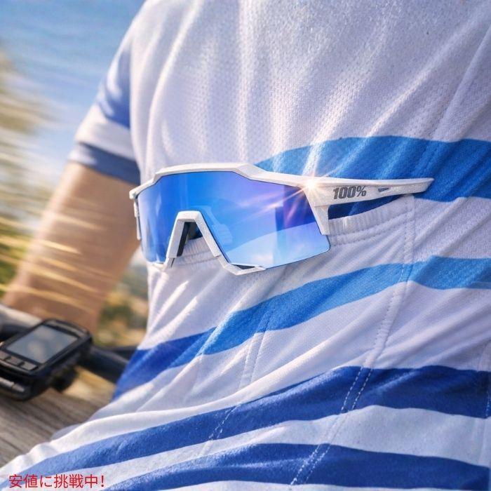 【並行輸入品】100% Speedcraft XS スポーツパフォーマンス サイクリングサングラス [バスティーユ ル/パールホワイトグリッター - ブルー]_2