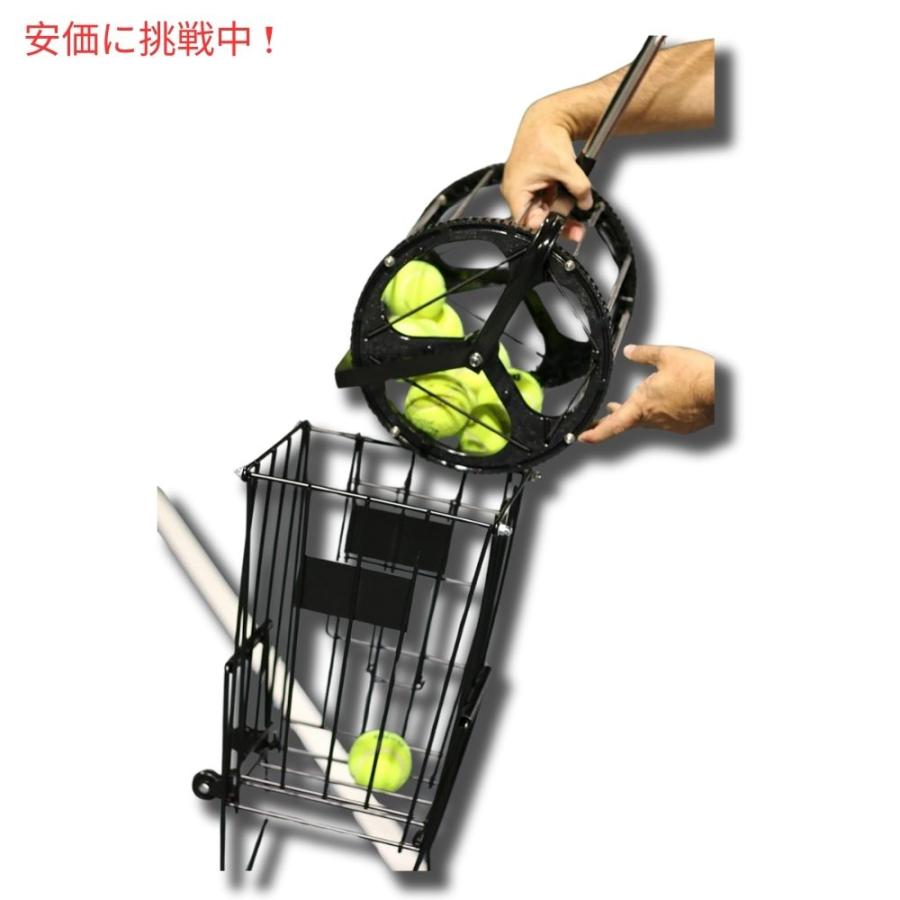 並行輸入品】テニスボール回収機 テニスボール拾い 集球器 ボール拾い