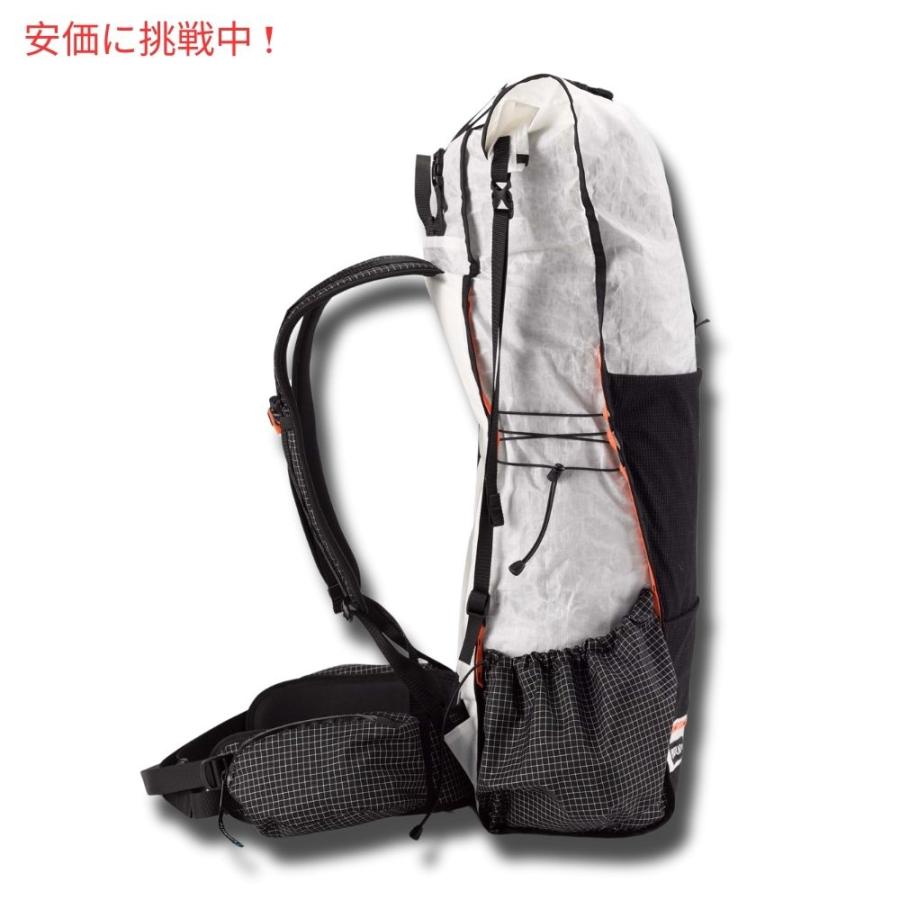 Hyperlite Mountain Gear  ハイパーライトマウンテンギア UNBOUND 55 スモール ホワイト 超軽量 ハイキング 登山 リュック バックパック White Small｜americankitchen｜03